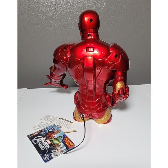 Marvel Avengers Assemble 8" Iron Man Interactive Hero w/ Motion Sensor & Lights - Picture 3 of 5